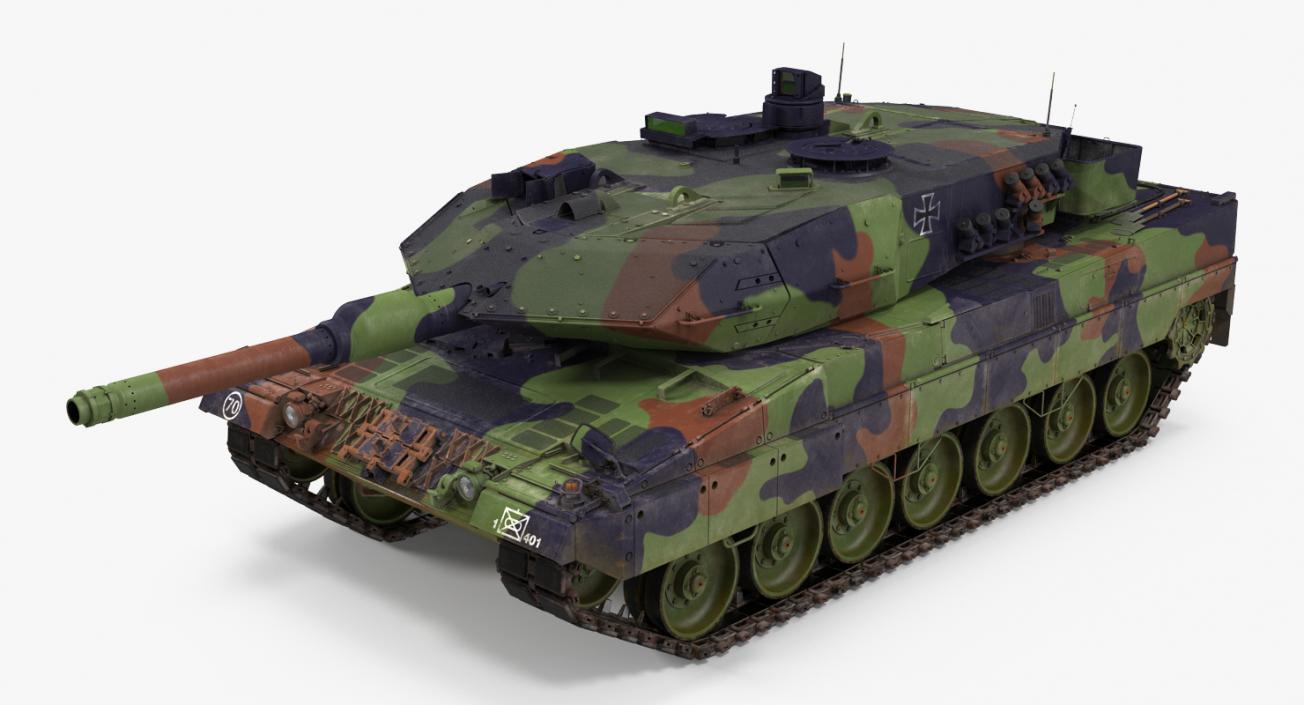 3D model German Battle Tank Leopard 2A5