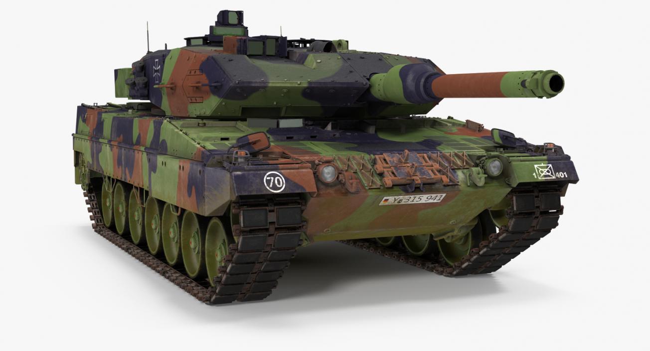 3D model German Battle Tank Leopard 2A5