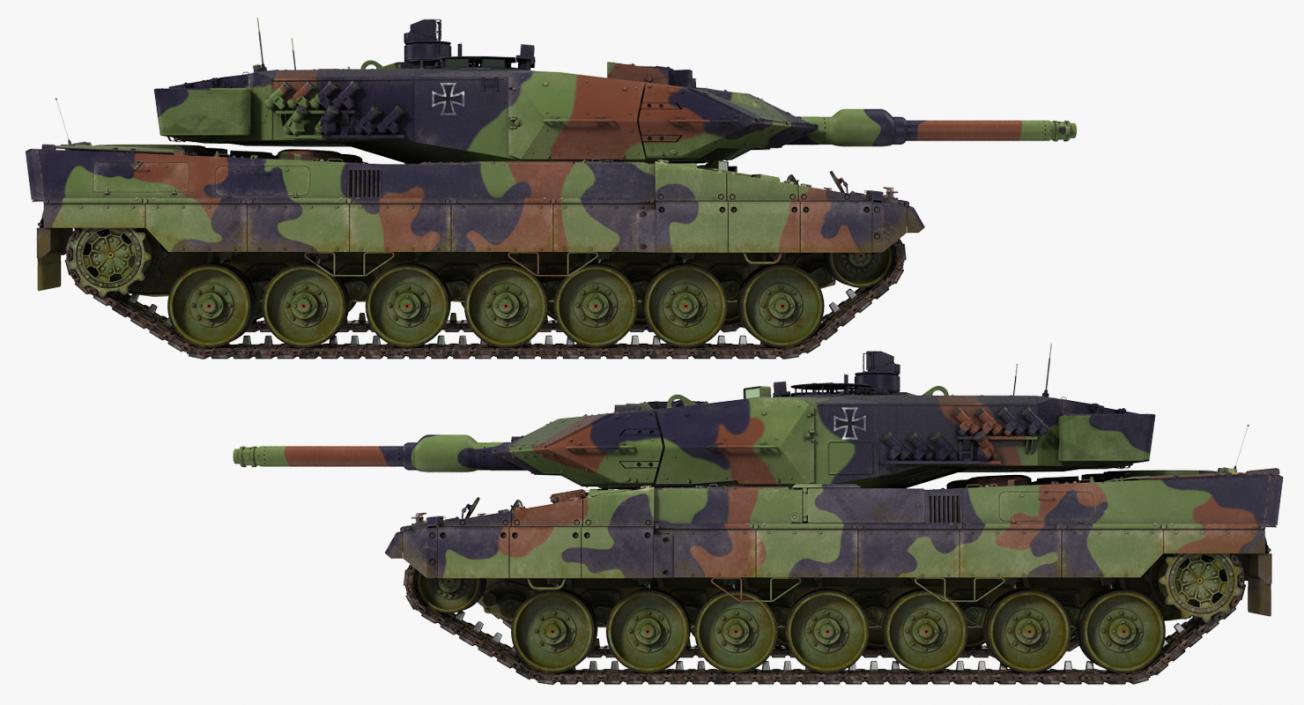 3D model German Battle Tank Leopard 2A5