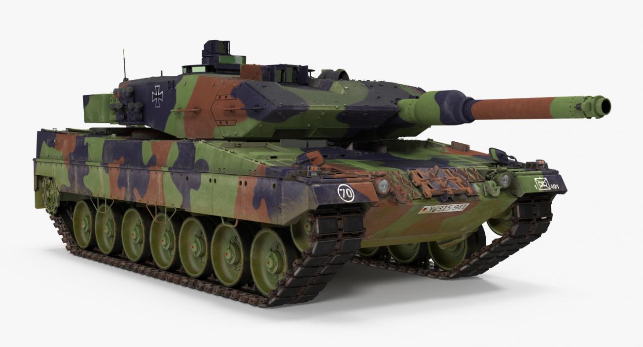 3D model German Battle Tank Leopard 2A5