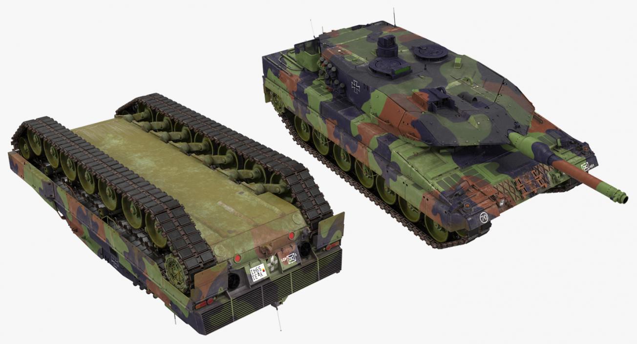 3D model German Battle Tank Leopard 2A5