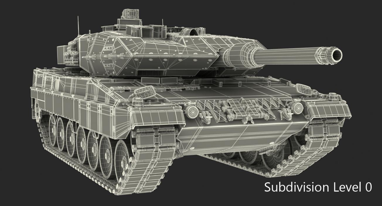 3D model German Battle Tank Leopard 2A5