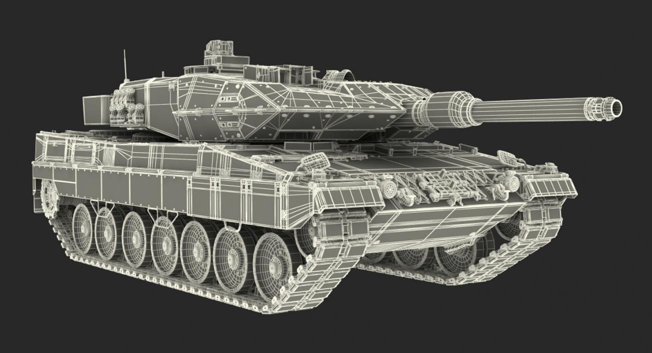 3D model German Battle Tank Leopard 2A5