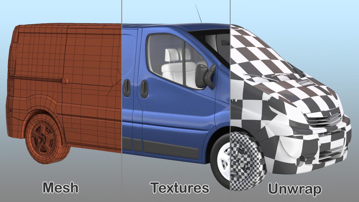 3D model Commercial Cargo Van