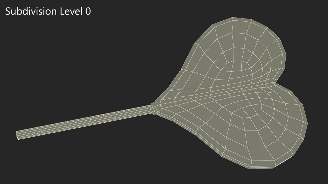 Heart Shaped Lollipop for 3D Print 3D model