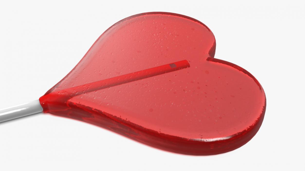 Heart Shaped Lollipop for 3D Print 3D model