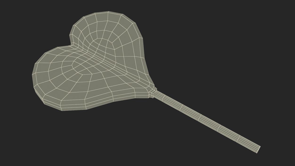 Heart Shaped Lollipop for 3D Print 3D model