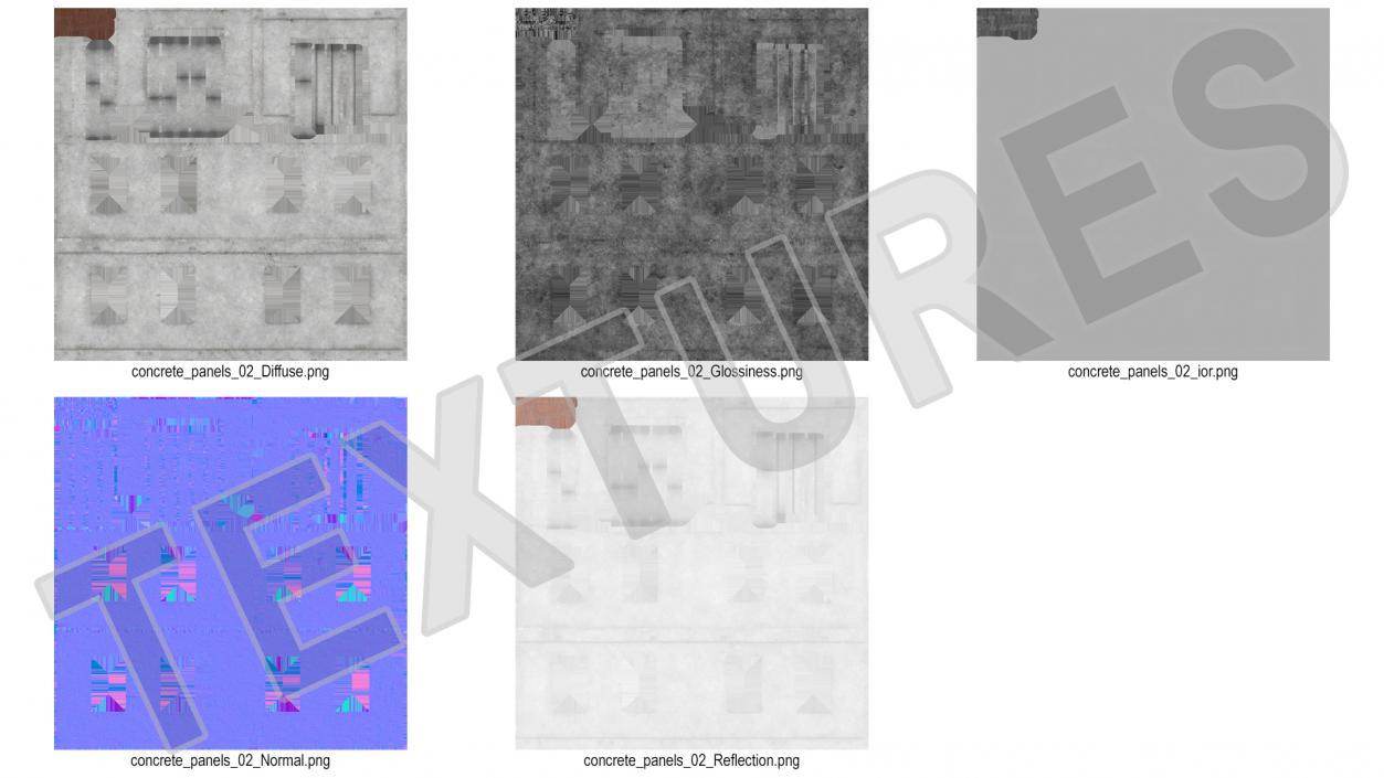 3D Prefabricated Concrete Panel model