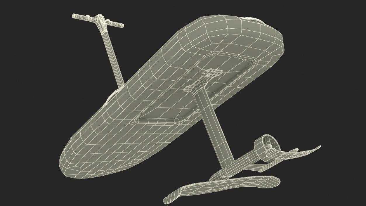 Man on Flitescooter 3D model