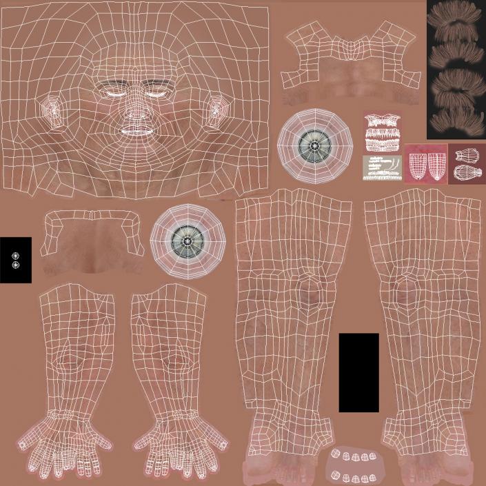 3D Patient on Hospital Bed 2 and Doctor