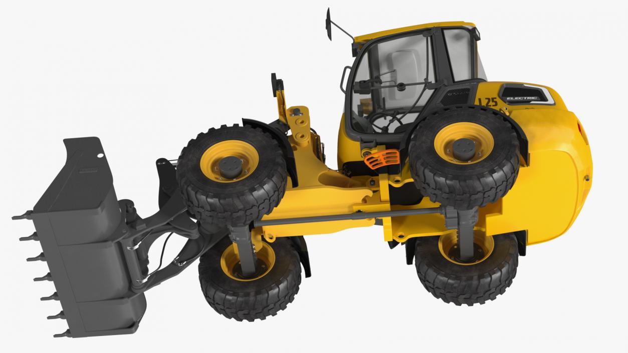 Volvo L25 Electric Loader with Bucket 3D