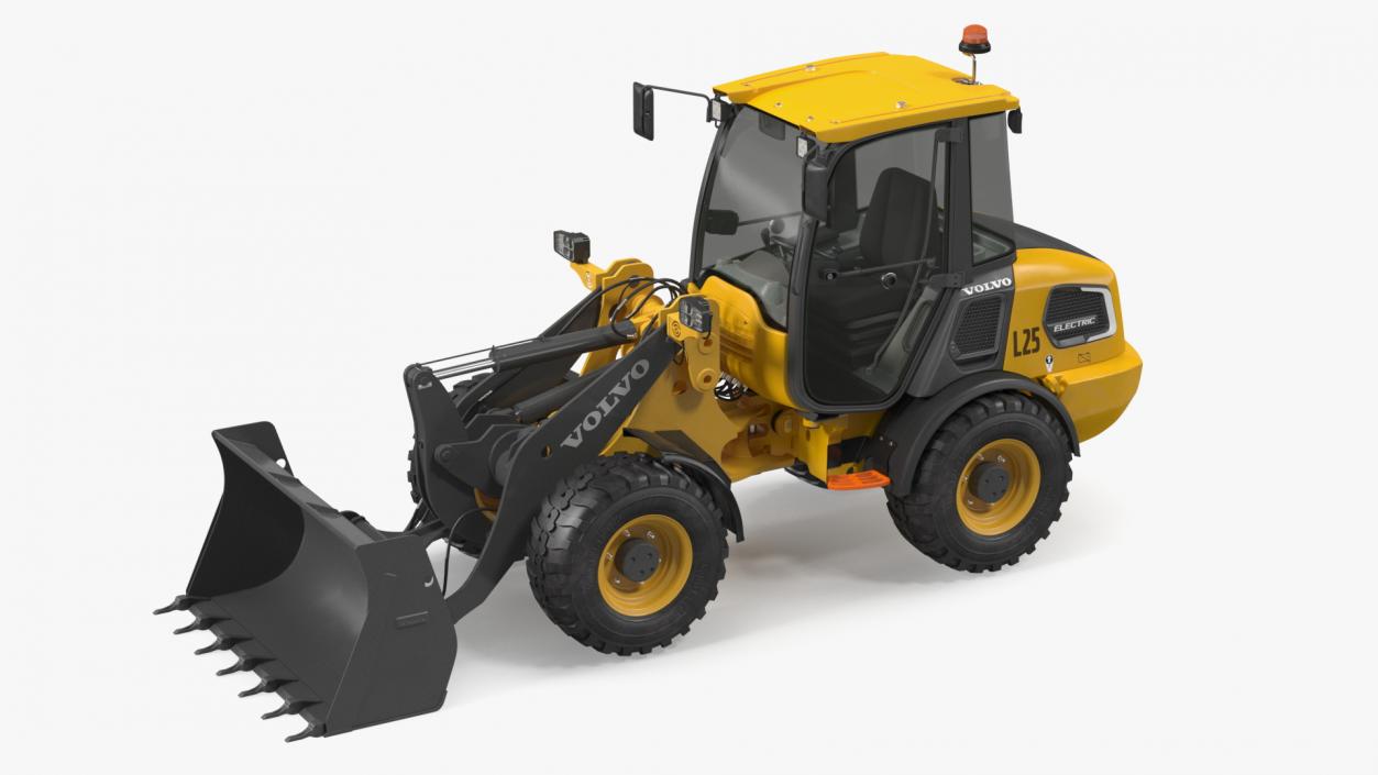 Volvo L25 Electric Loader with Bucket 3D