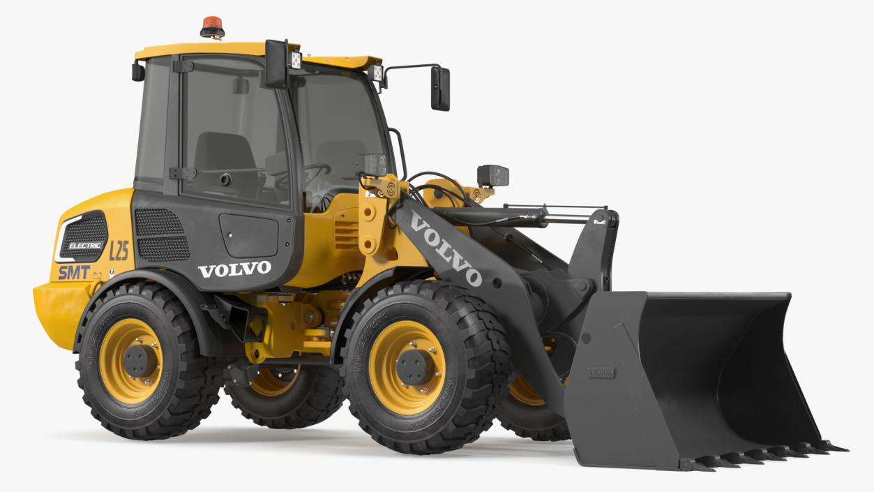 Volvo L25 Electric Loader with Bucket 3D