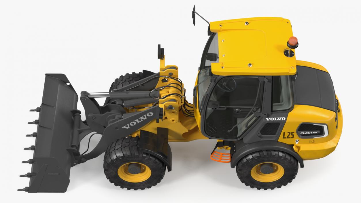 Volvo L25 Electric Loader with Bucket 3D