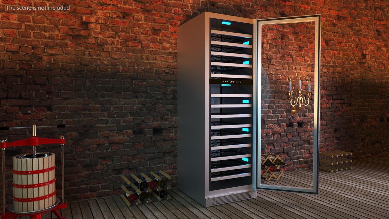 3D Wine Cooler Full Size Dual Zone