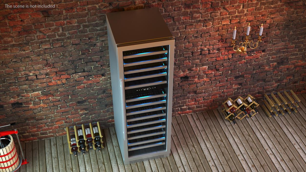 3D Wine Cooler Full Size Dual Zone