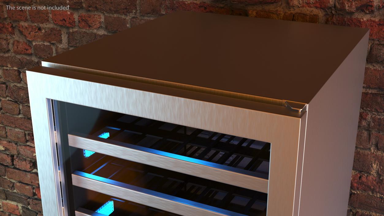 3D Wine Cooler Full Size Dual Zone