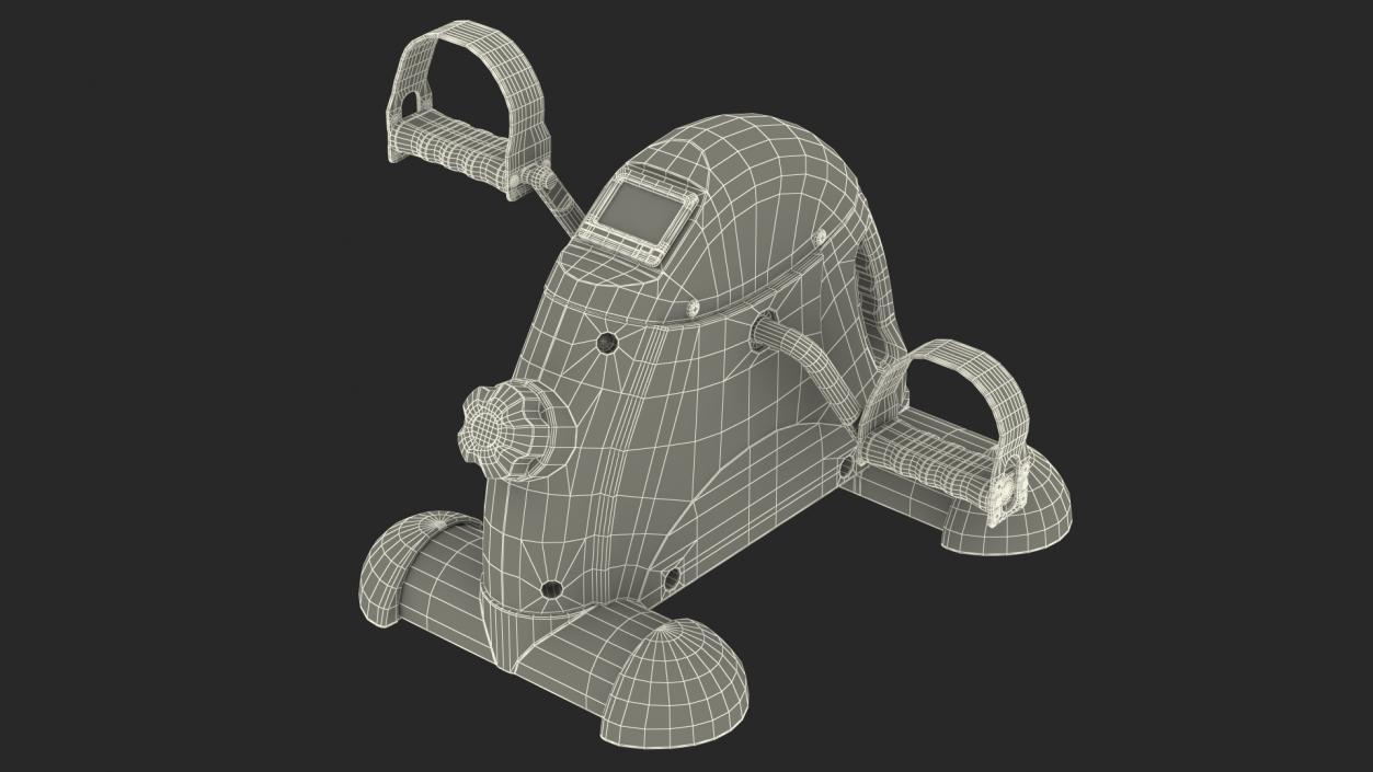 Mini Exercise Bike White 3D model