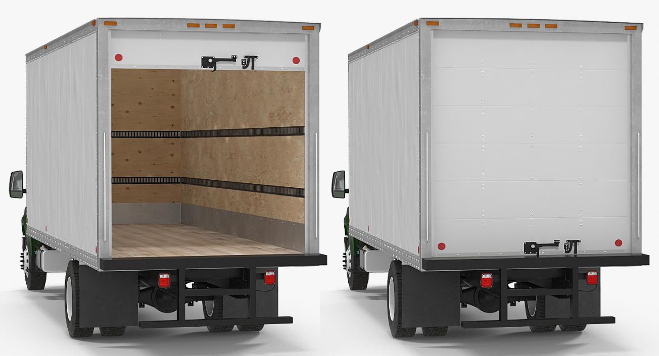 3D Box Trucks 3D Models Collection