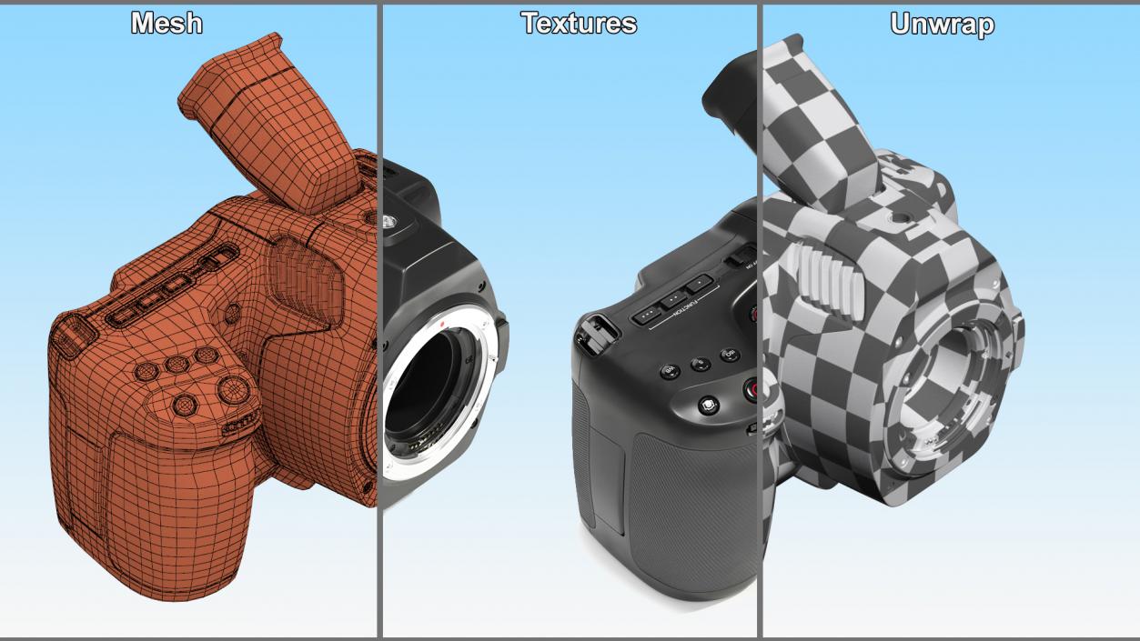 Professional Premium Camera 2 3D model