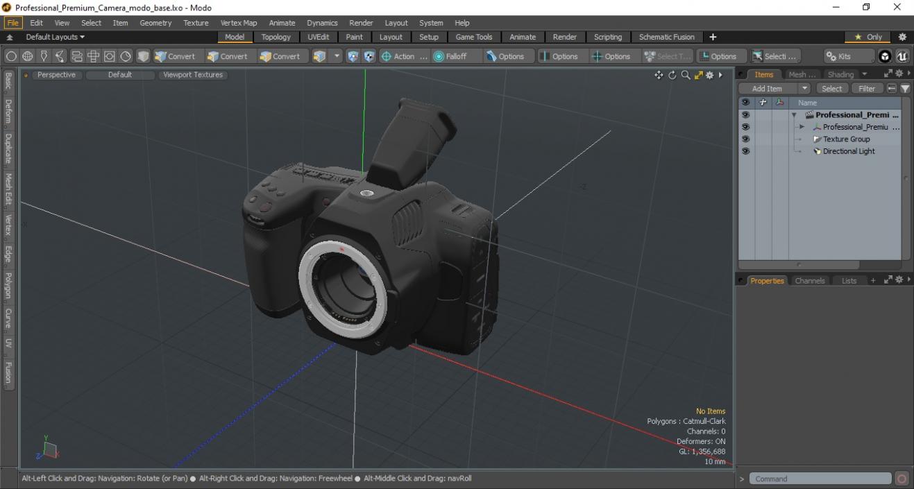 Professional Premium Camera 2 3D model