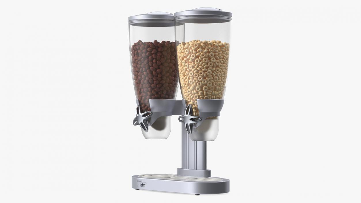 3D Dual Food IDM Dispensers with Cereal