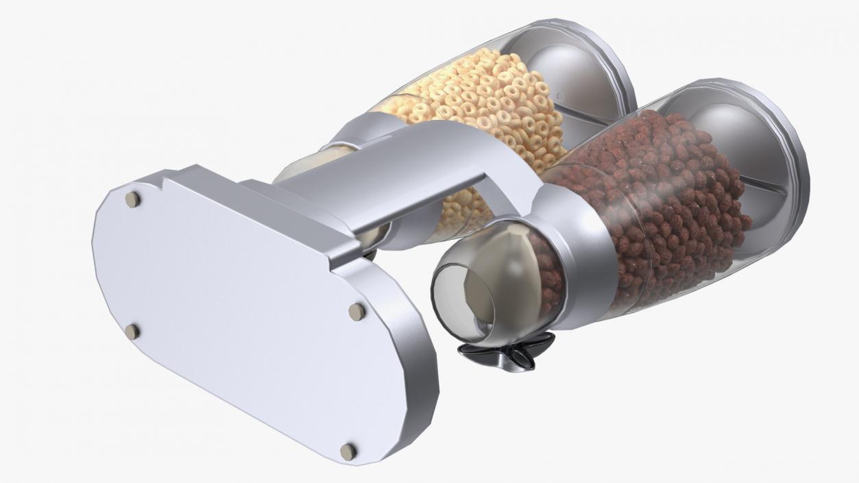 3D Dual Food IDM Dispensers with Cereal