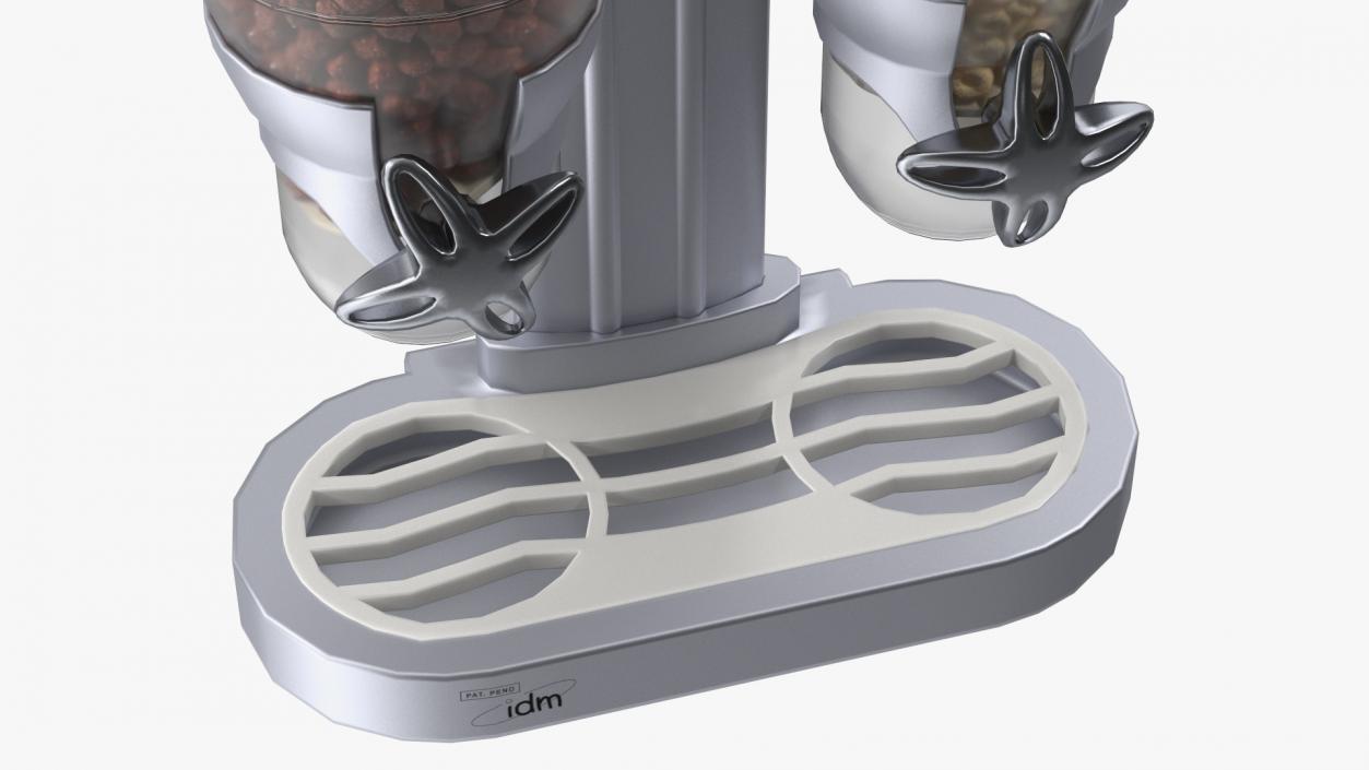 3D Dual Food IDM Dispensers with Cereal