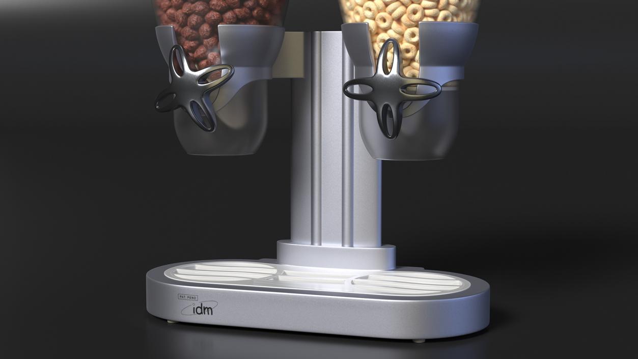 3D Dual Food IDM Dispensers with Cereal