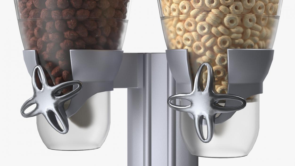 3D Dual Food IDM Dispensers with Cereal