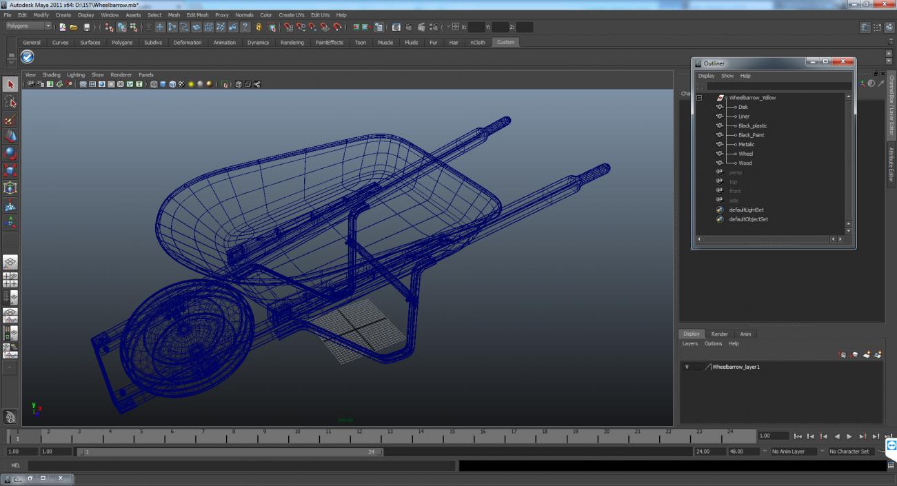 3D Easiload Galvanised Wheelbarrow