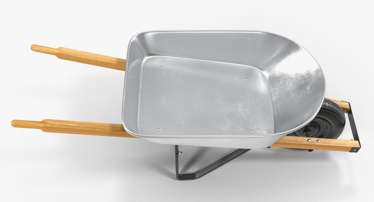 3D Easiload Galvanised Wheelbarrow