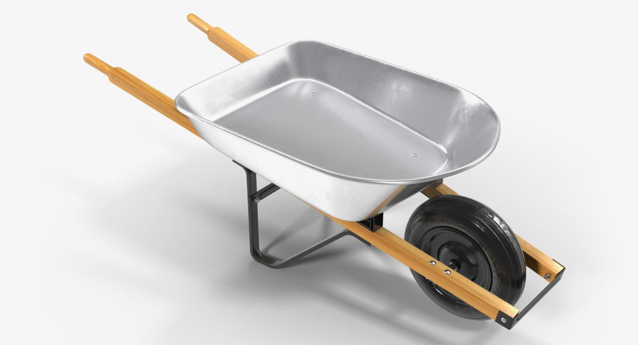 3D Easiload Galvanised Wheelbarrow