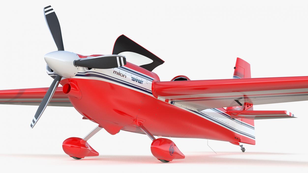 3D model Aerobatic Aircraft Zivko Edge 540 Rigged