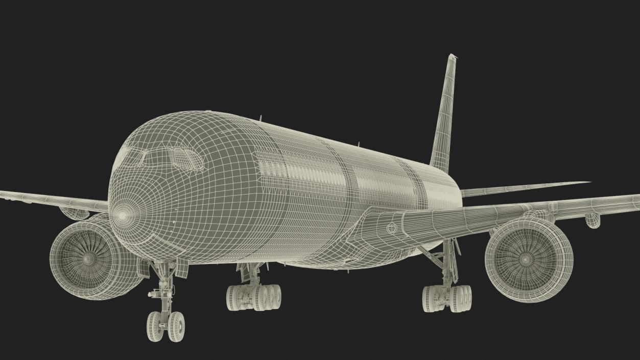 3D Air Force Base Control Tower and Airplane