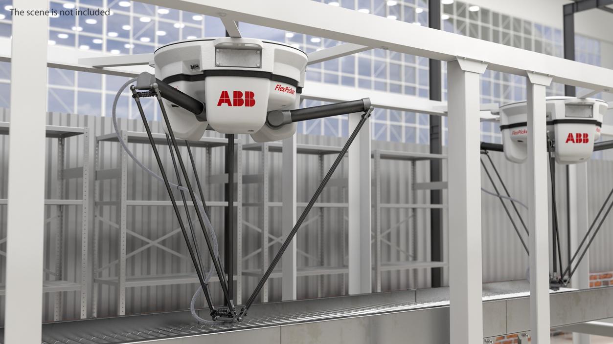 Parallel Robot ABB IRB 360 Flexpicker 3D