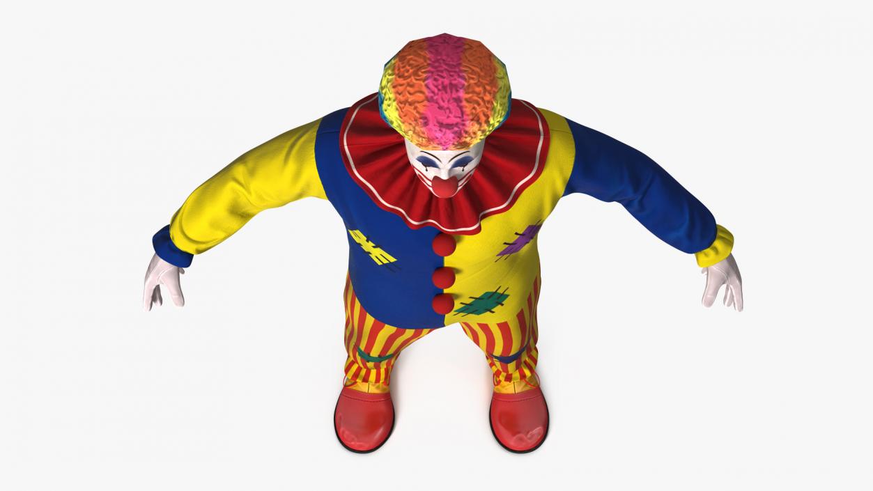 3D model Clown Costume Rigged