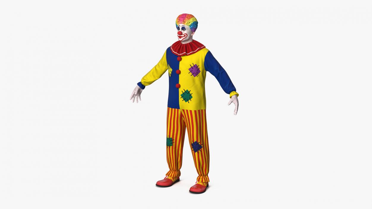 3D model Clown Costume Rigged