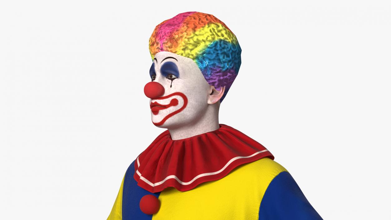 3D model Clown Costume Rigged