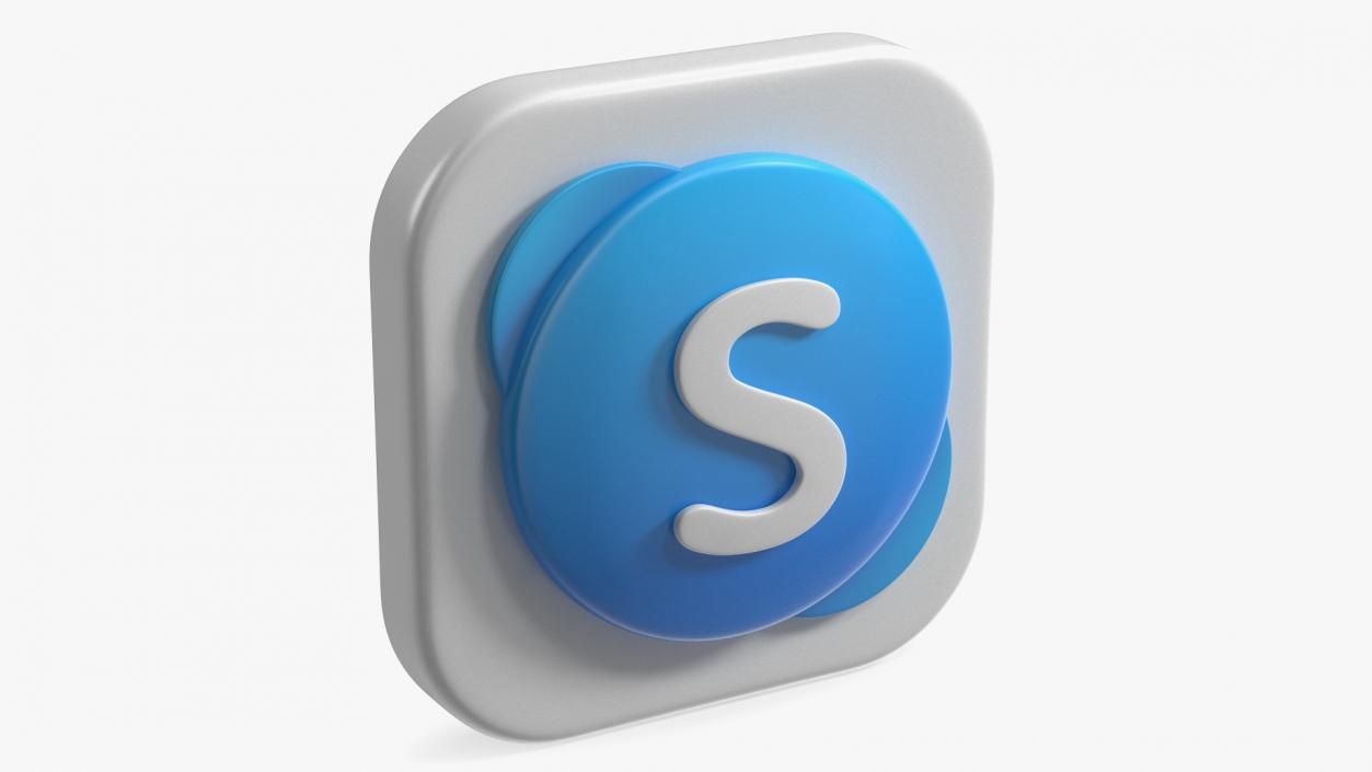 Skype Icon 2 3D