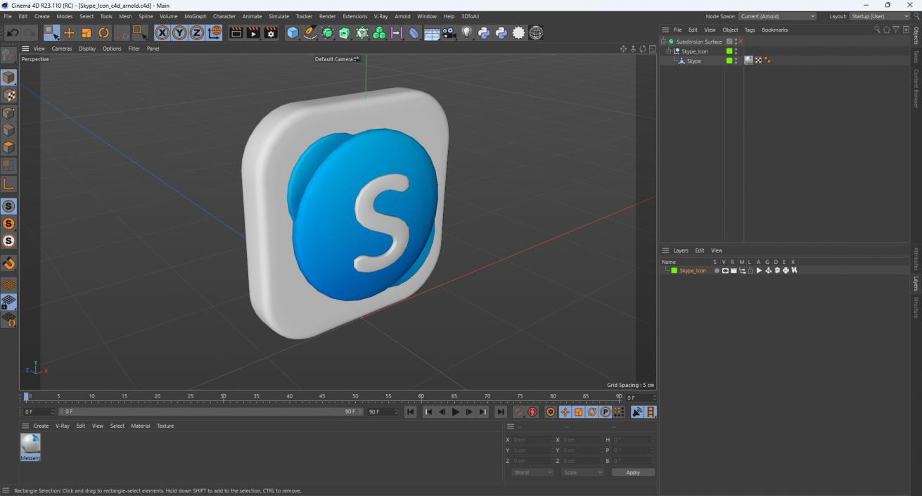 Skype Icon 2 3D