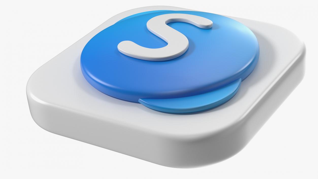 Skype Icon 2 3D