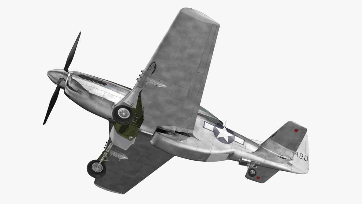 North American P-51 3D model