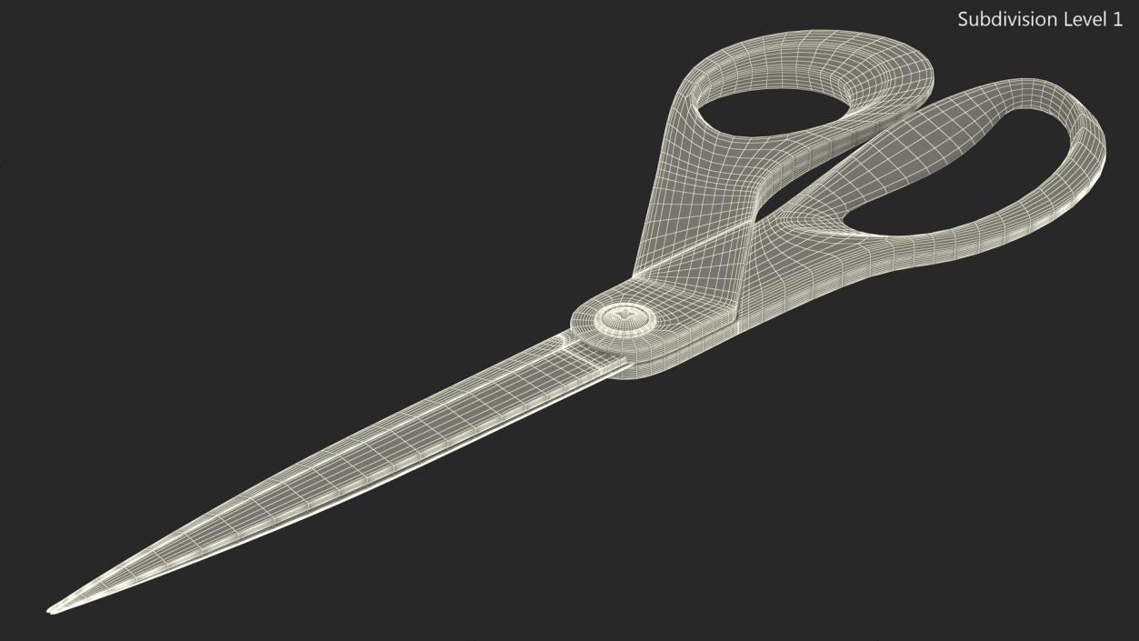 3D model Fabric Scissors