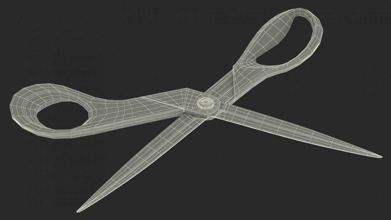 3D model Fabric Scissors