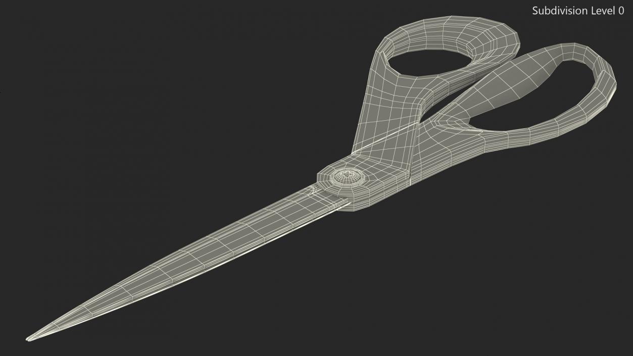 3D model Fabric Scissors