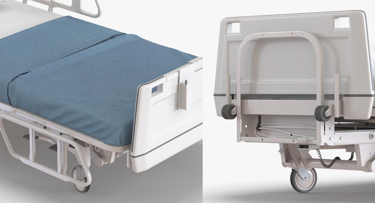 3D model Hospital Bed and Trolley 3D Models Collection