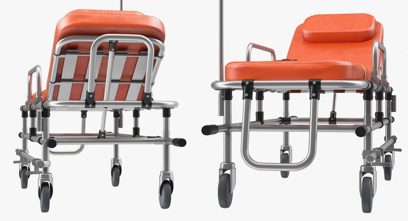 3D model Hospital Bed and Trolley 3D Models Collection