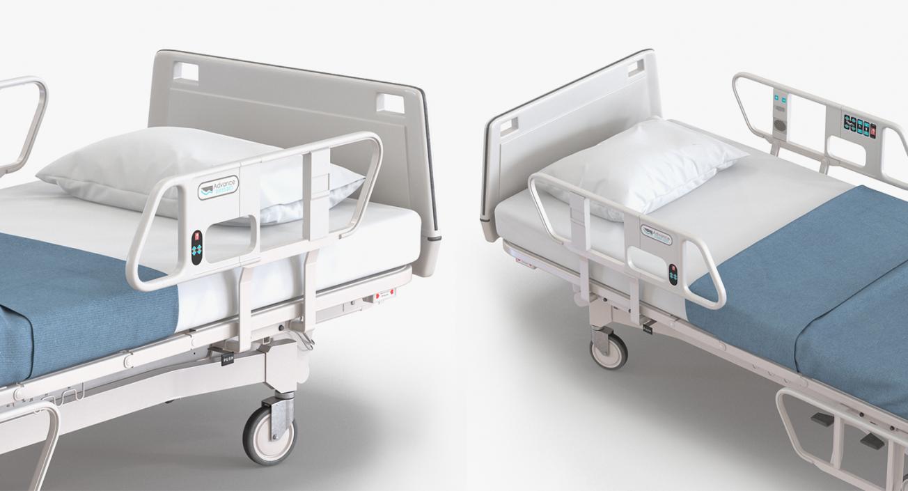 3D model Hospital Bed and Trolley 3D Models Collection