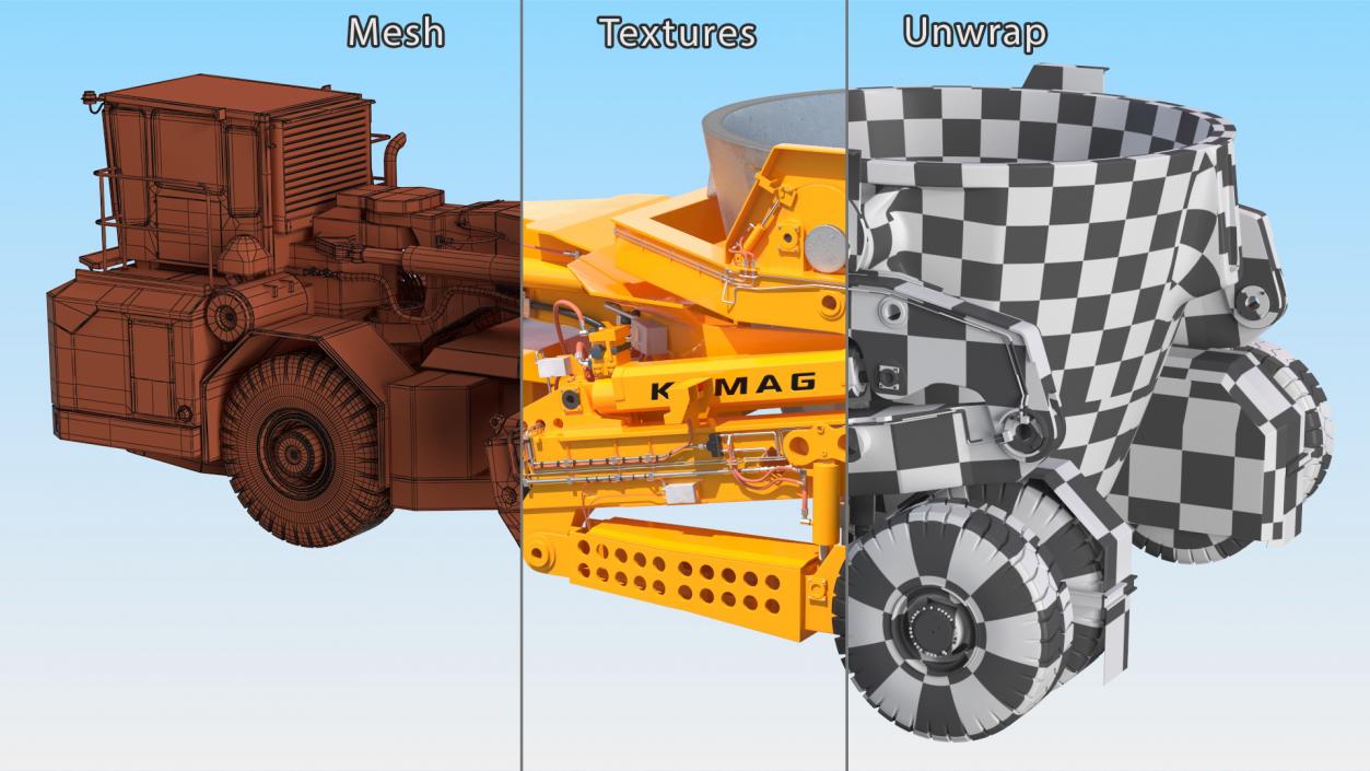 KAMAG Slag Pot Carrier 3D